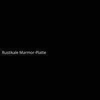 Rustikale Marmor-Platte