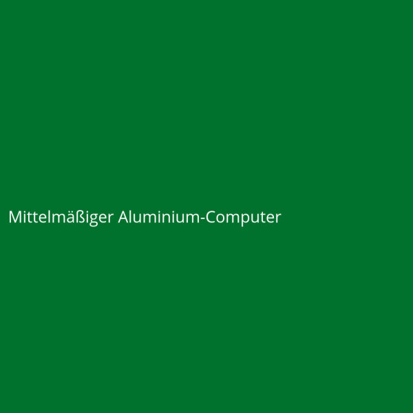 Mittelmäßiger Aluminium-Computer